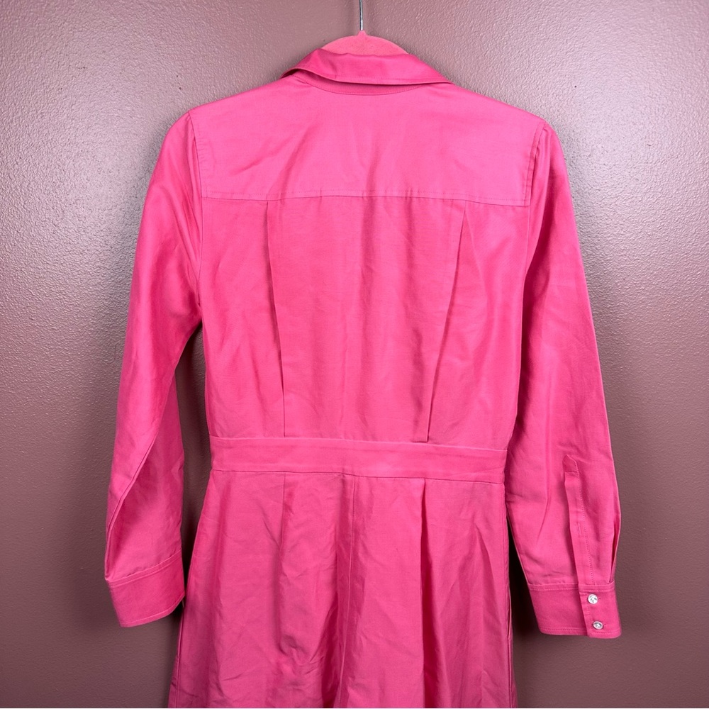 J. Crew Collection Wide leg jumpsuit in bright dahlia size 2 culottes - Picture 8 of 15